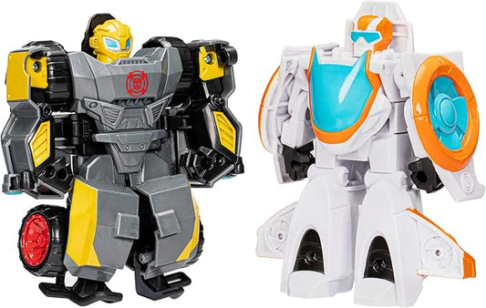 Transformers Toys Space Blast 2-Pack, Bumblebee and Autobot Blades 4.5-Inch Action Figures, Preschool Robot Toys for Kids Ages 3 and Up (Amazon Exclusive) - Figurio