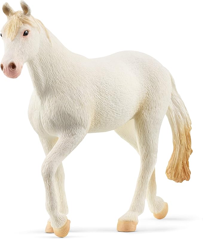 Schleich Farm World Camarillo Mare Horse Figurine - Realistic and Durable Farm Animal Toy Figure with Authentic Details, Fun and Imaginative Play for Boys and Girls, Gift for Kids Ages 3+ - Figurio