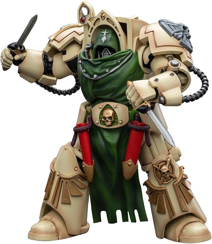 JOYTOY Warhammer 40,000 1/18 Action Figure Dark Angels Deathwing Knight with Mace of Absolution 2 Collection Model Christmas Birthday Gifts - Figurio