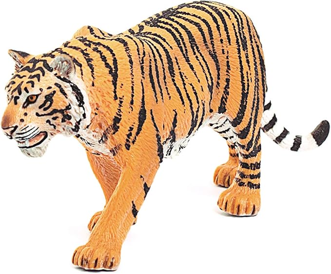 Schleich Wild Life, Realistic Safari Jungle Animal Toys for Boys and Girls, Tiger Toy Figurine, Ages 3+ - Figurio