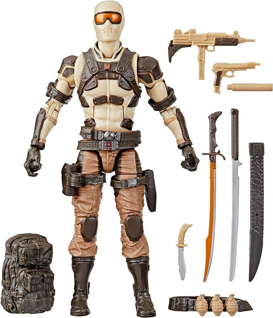 G.I. Joe Classified Series Desert Commando Snake Eyes, Collectible G.I. Joe Action Figures, 92, 6-Inch Action Figures for Boys & Girls, with 9 Accessories - Figurio