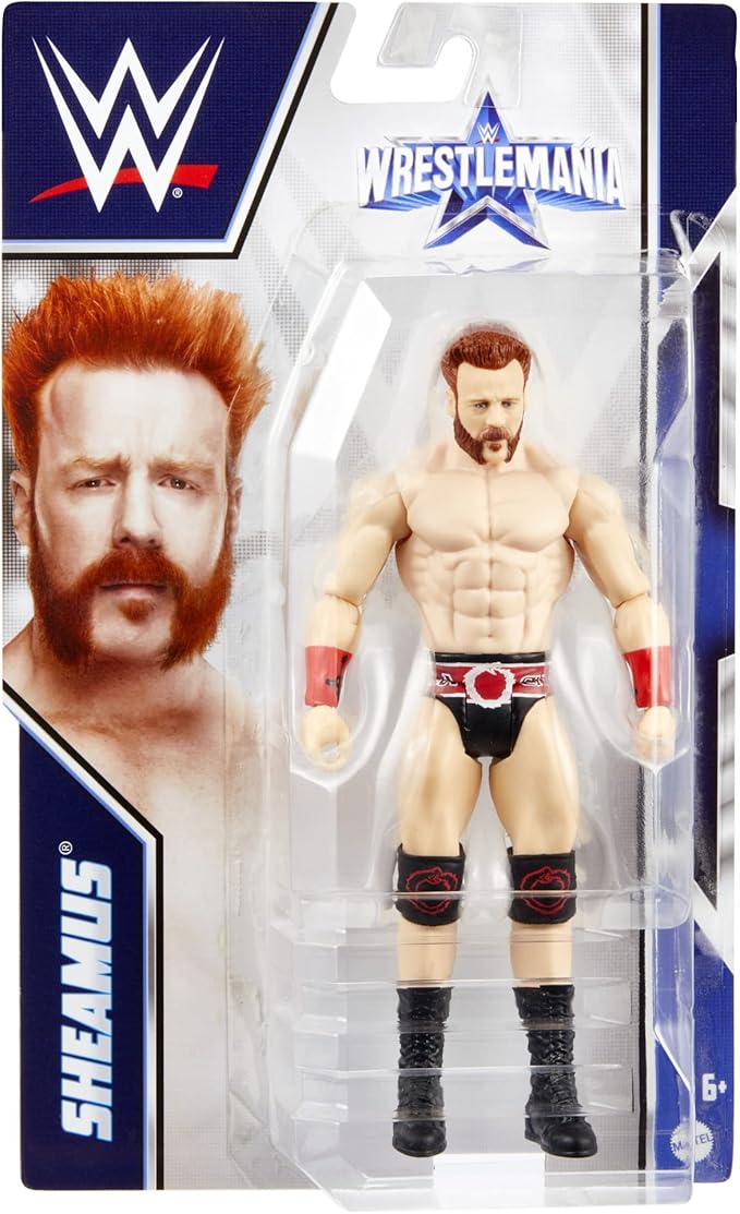 Mattel Wrestlemania Action Figure, Sheamus, Posable 6-inch Collectible & Gift for Ages 6 Years Old & Up - Figurio