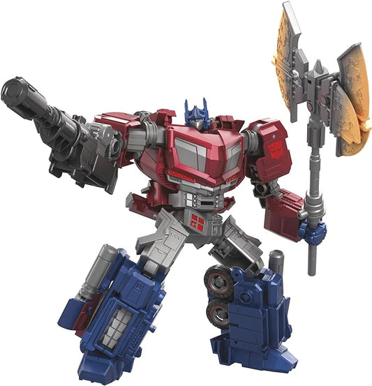 Transformers Toys Studio Series Voyager Class 03 Gamer Edition Optimus Prime Toy, 6.5-inch, Action Figure for Boys and Girls Ages 8 and Up - Figurio