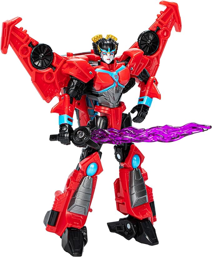 Transformers Legacy United Deluxe Class Cyberverse Universe Windblade, 5.5-Inch Converting Action Figure, 8+ - Figurio