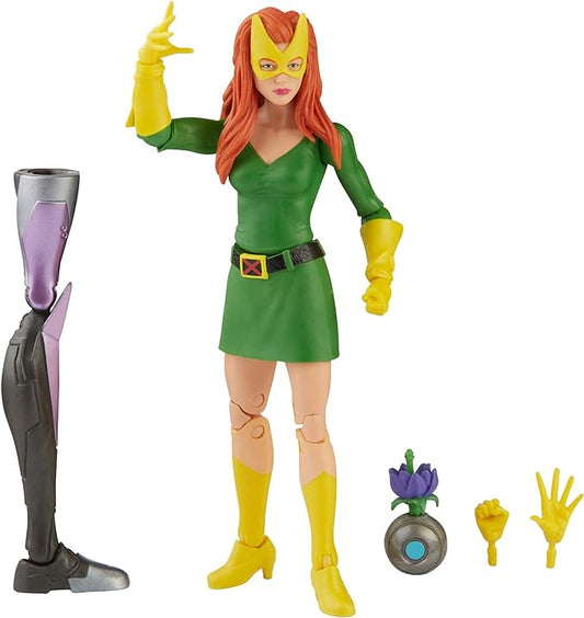 Marvel Hasbro Legends Series X-Men 6-inch Collectible Jean Grey Action Figure Toy, Premium Design and 3 Accessories, Ages 4 and Up - Figurio