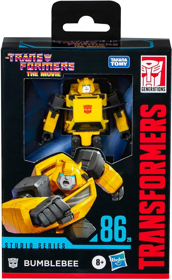 Transformers Toys Studio Series Deluxe The The Movie 86-29 Bumblebee, 4.5-inch Converting Action Figure, 8+ - Figurio