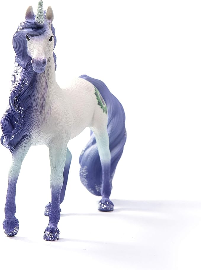 Schleich bayala, Unicorn Toys for Girls and Boys, Mandala Unicorn Stallion Unicorn Figurine, Purple, Ages 5+ - Figurio