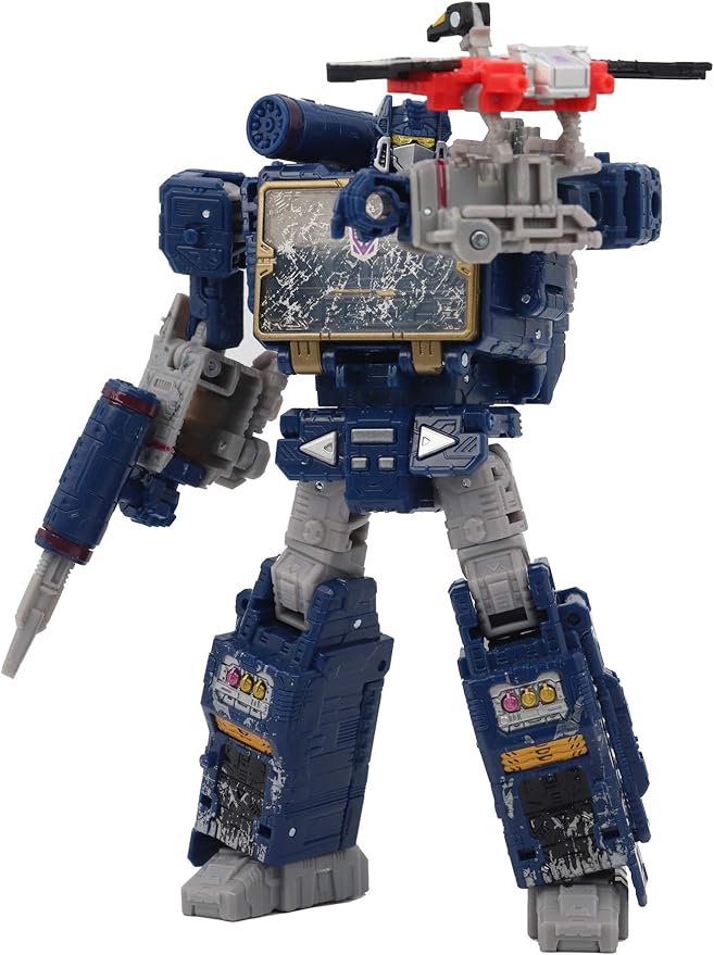 Transformers Toys Generations War for Cybertron Voyager Wfc-S25 Soundwave Action Figure - Siege Chapter - Adults & Kids Ages 8 & Up, 7" - Figurio