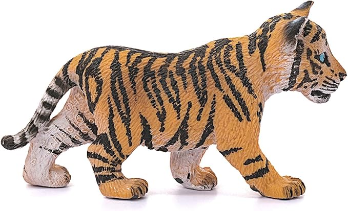 Schleich Wild Life, Animal Figurine, Animal Toys for Boys and Girls 3-8 years old, Tiger Cub, Ages 3+ - Figurio