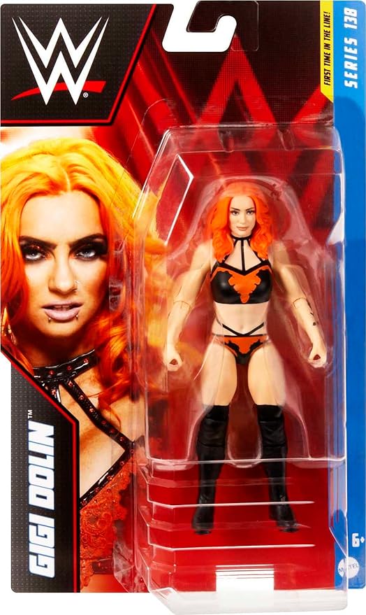 Mattel WWE Gigi Dolin Basic Action Figure, 10 Points of Articulation & Life-like Detail, 6-inch Collectible - Figurio