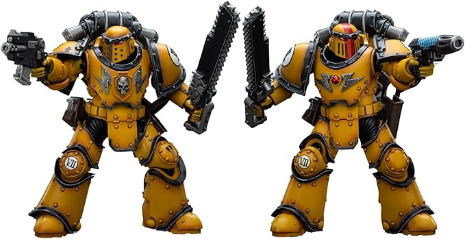 JOYTOY Warhammer 40,000 1/18 Action Figure Imperial Fists Legion MkIII Despoiler Squad 2PCS Collection Model Christmas Birthday Gifts - Figurio