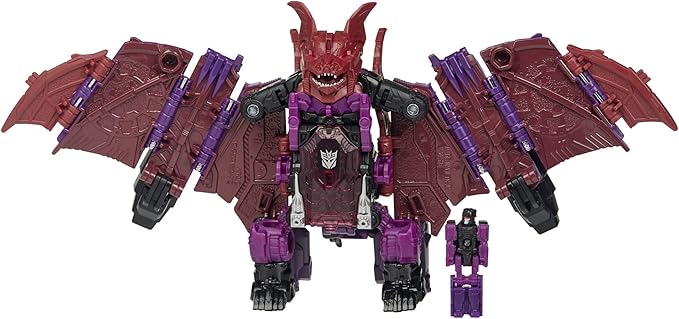 Transformers 2021 Modern Figure in Retro Packaging Decepticon Headmaster Mindwipe with Vorath - Figurio