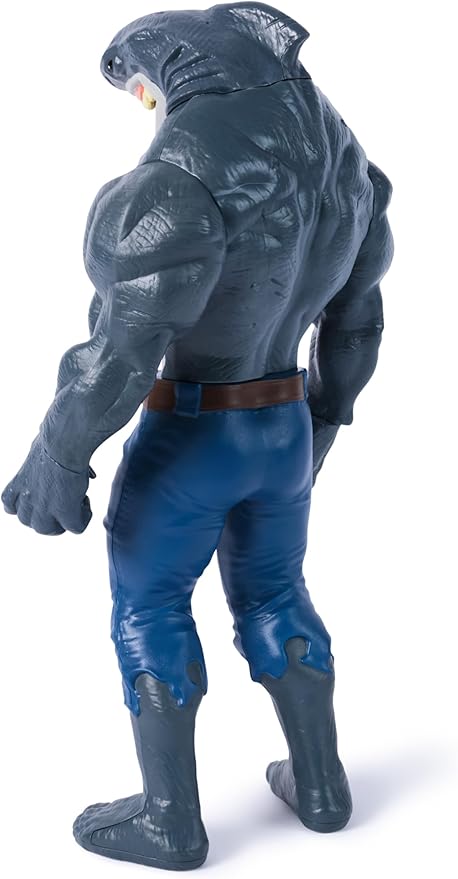 DC Comics, Batman Giant Series King Shark Action Figure, 12-inch Super Hero Collectible Kids Toys for Boys and Girls Ages 3+ - Figurio