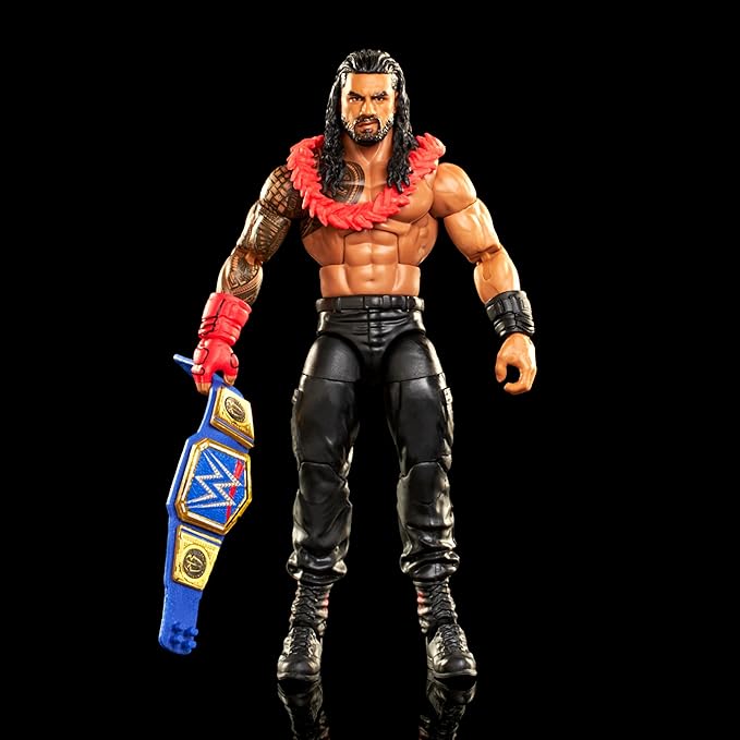 Mattel WWE Roman Reigns Elite Collection Action Figure with Accessories, Articulation & Life-like Detail, Collectible Toy, 6-inch - Figurio