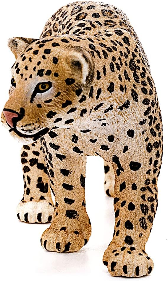 Schleich Wild Life Realistic Prowling Jaguar Figurine - Detailed Jungle Toy Wild Cat Jaguar Action Figure, Education and Fun for Boys and Girls, Gift for Kids Ages 3+ - Figurio