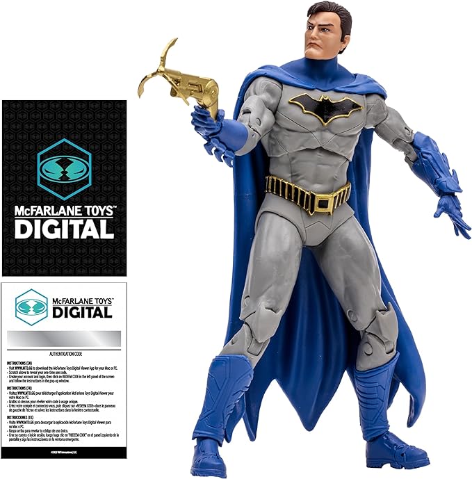 McFarlane Toys - DC Direct Batman (DC Rebirth) 7in Action Figure with Digital Collectible - Figurio