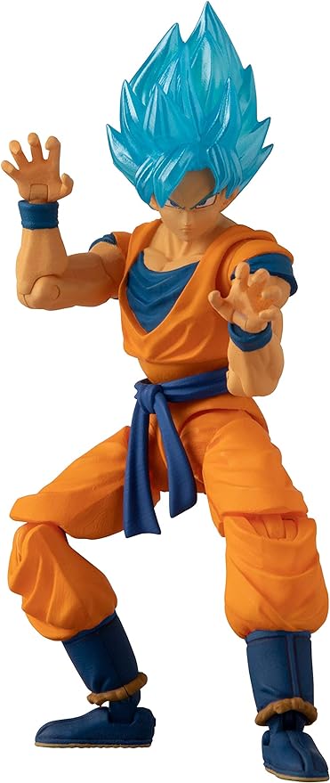 Bandai Namco - Dragon Ball Super - Super Saiyan Blue Goku, Dragon Ball Evolve 5" Action Figure - Figurio