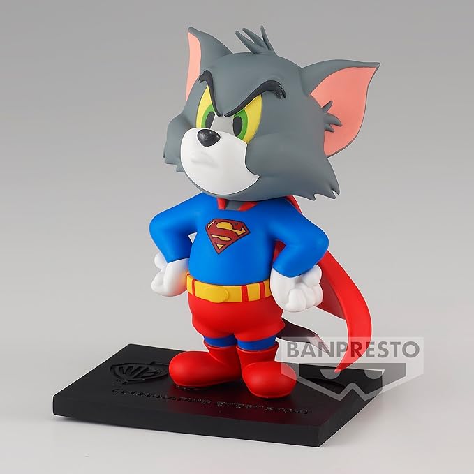 Banpresto - Tom and Jerry - WB 100th Anniversary - Tom (Tom and Jerry as Superman) (ver. A), Bandai Spirits Figure - Figurio