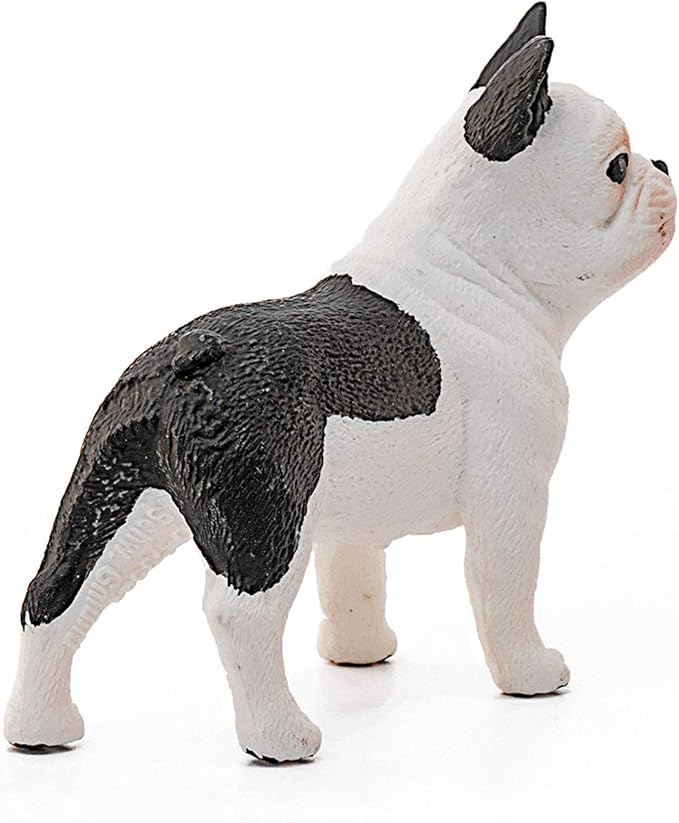 SCHLEICH Farm World, Animal Figurine, Farm Toys for Boys and Girls 3-8 Years Old, French Bulldog , White - Figurio