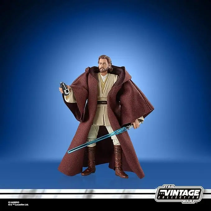 STAR WARS The Vintage Collection OBI-Wan Kenobi Toy VC31, 3.75-Inch-Scale Attack of The Clones Action Figure, Toys Kids 4 and Up - Figurio