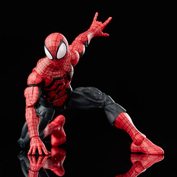 Marvel Legends Series Ben Reilly Spider-Man, Spider-Man Legends Collectible 6 Inch Action Figures, 2 Accessories - Figurio