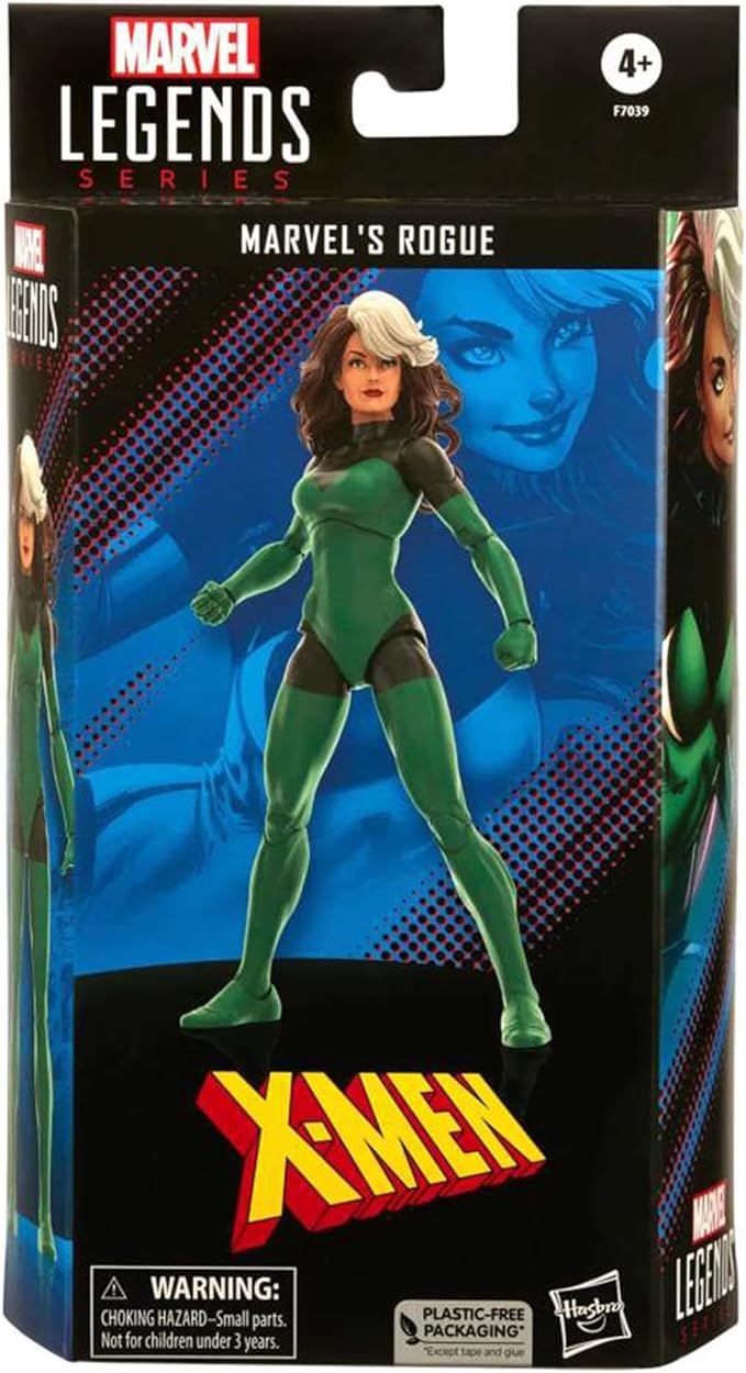 Marvel Legends Series Rogue, Uncanny X-Men Collectible 6 Inch Action Figures, 2 Accessories - Figurio