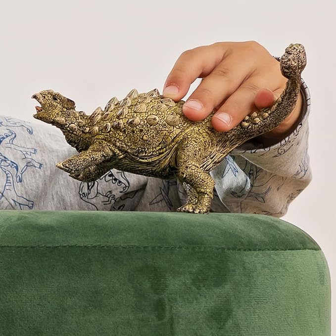 Schleich Dinosaurs Realistic Ankylosaurus Dinosaur Figure - Detailed Prehistoric Jurassic Dino Toy, Highly Durable for Education and Fun for Boys and Girls, Gift for Kids Ages 4+ - Figurio