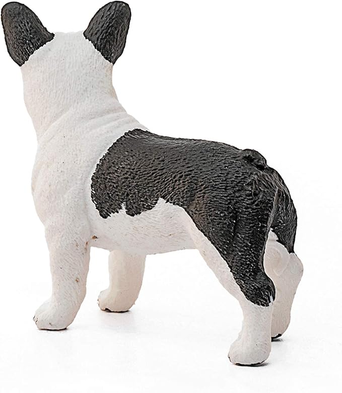 SCHLEICH Farm World, Animal Figurine, Farm Toys for Boys and Girls 3-8 Years Old, French Bulldog , White - Figurio