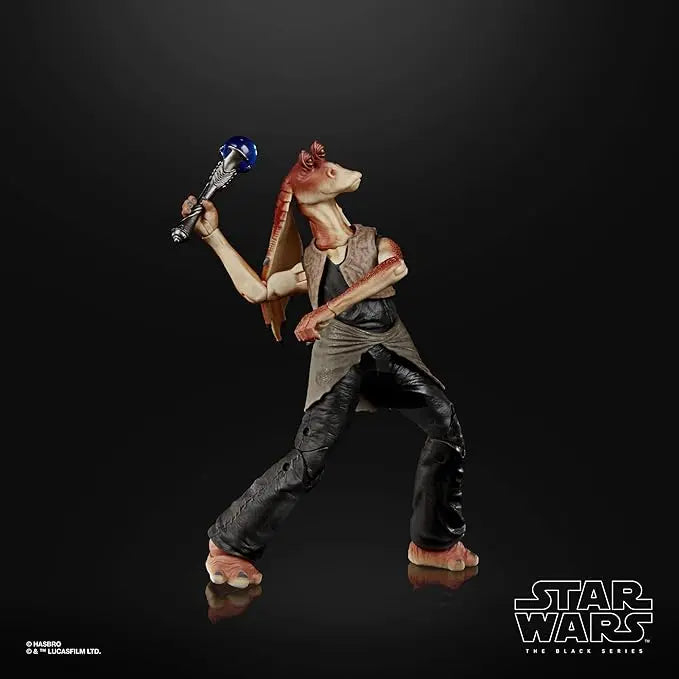 STAR WARS The Black Series Jar Jar Binks 6-Inch-Scale The Phantom Menace Collectible Deluxe Action Figure, Kids Ages 4 and Up - Figurio