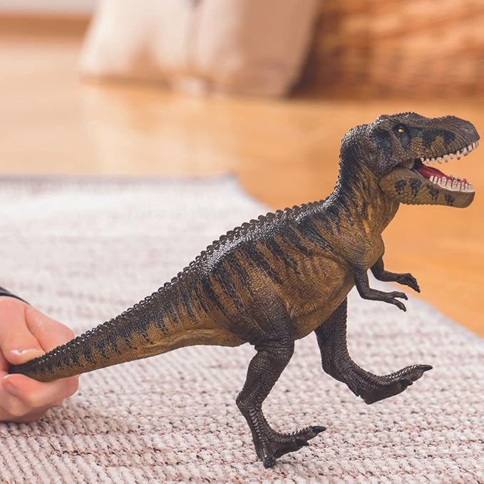 Schleich Dinosaurs Large Realistic Tarbosaurus Toy Figure - King Size Prehistoric World Dinosaur Movable Jaw Action Figure, Large Jurassic Planet Toy for Boys and Girls, Gift for Kids Age 4+ - Figurio