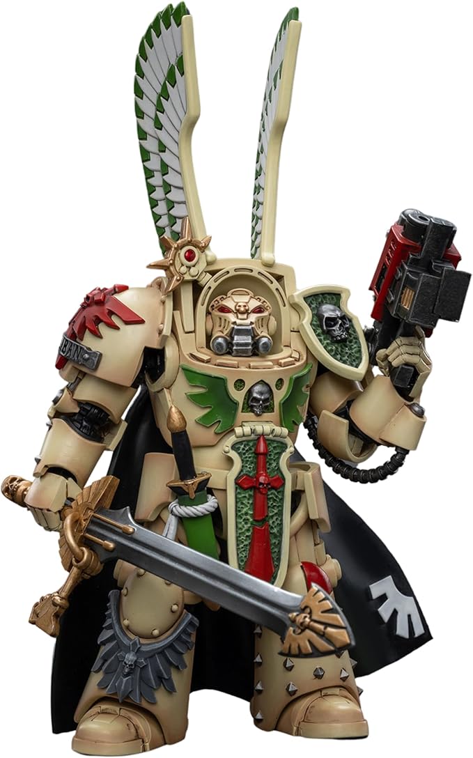 JOYTOY Warhammer 40,000 1/18 Action Figure Dark Angels Deathwing Strikemaster with Power Sword Collection Model Christmas Birthday Gifts - Figurio