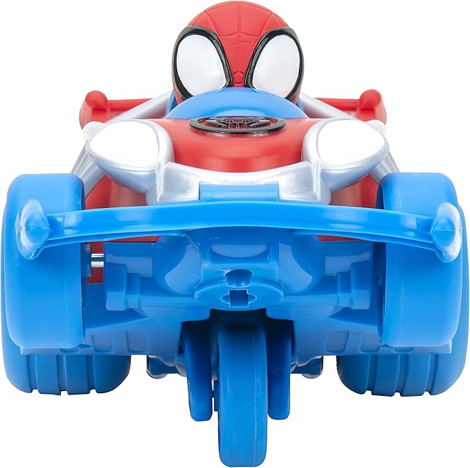 Marvel Spidey and His Amazing Friends Webbed Wheelie Vehicle - Features Built-in Spidey Super Hero - Figurio