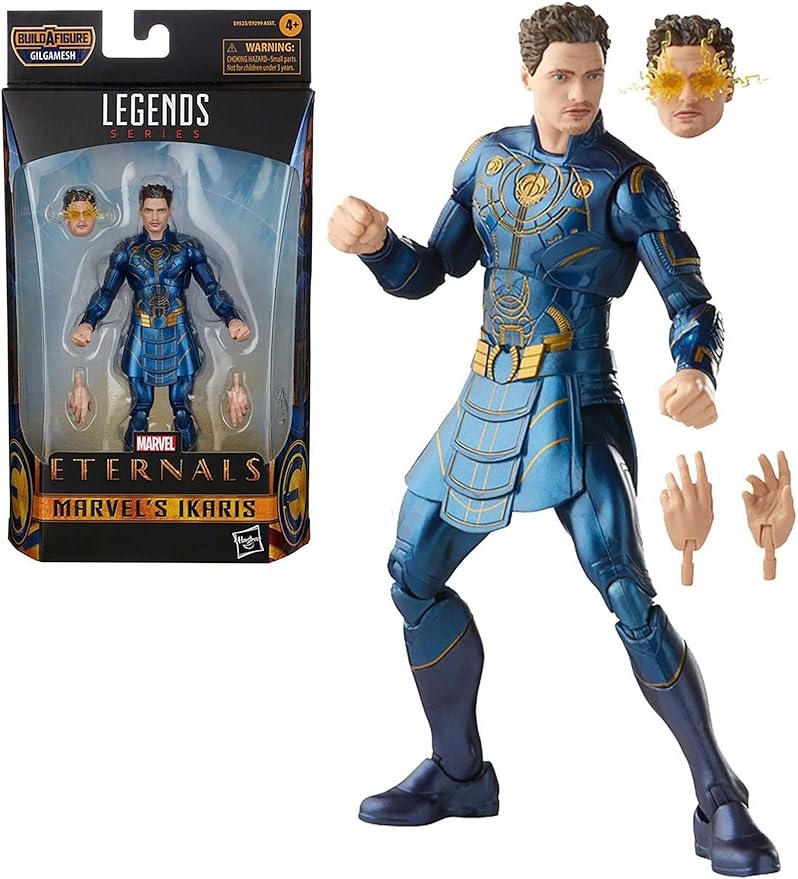 Hasbro Marvel Legends Series The Eternals 6-Inch Action Figure Toy Ikaris,Includes 3 Accessories,Ages 4 and Up - Figurio