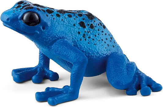 Schleich Wild Life New 2023, Wild Animal Rainforest Jungle Toys for Kids, Poison Dart Frog Toy, Blue, Ages 3+ - Figurio