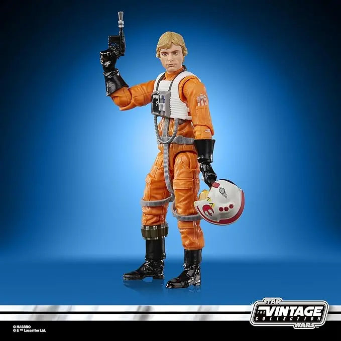 STAR WARS The Vintage Collection Luke Skywalker (X-Wing Pilot), A New Hope 3.75-Inch Collectible Action Figure - Figurio