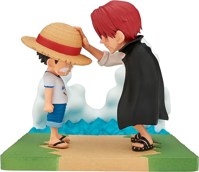 Banpresto - One Piece - Log Stories - Monkey D. Luffy & Shanks, Bandai Spirits World Collectable Figure - Figurio