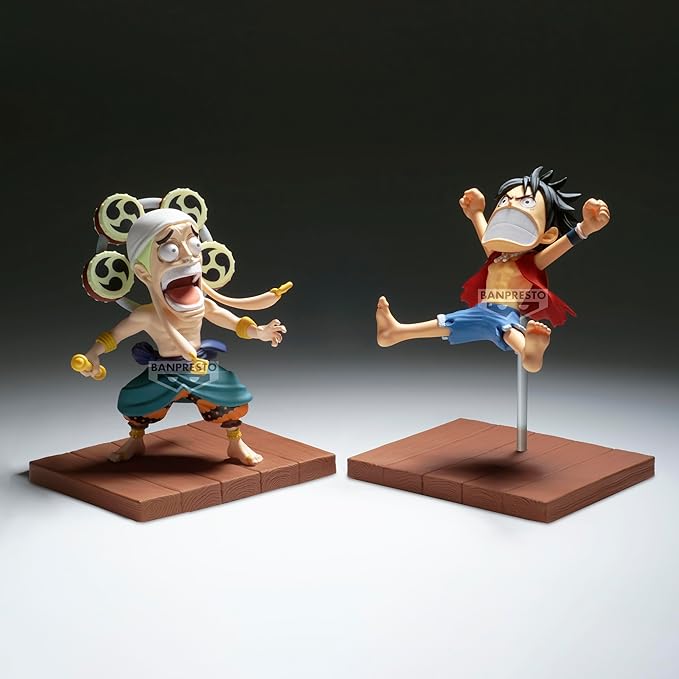 Banpresto - One Piece - Log Stories - Monkey D. Luffy & Enel, Bandai Spirits World Collectable Figure - Figurio