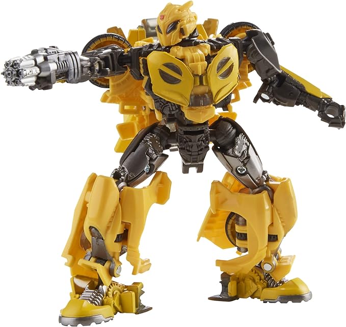 Transformers Toys Studio Series 70 Deluxe Class Bumblebee B-127 Action Figure - Ages 8 and Up, 4.5-inch, Yellow - Figurio