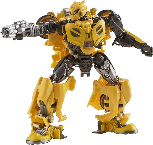 Transformers Toys Studio Series 70 Deluxe Class Bumblebee B-127 Action Figure - Ages 8 and Up, 4.5-inch, Yellow - Figurio