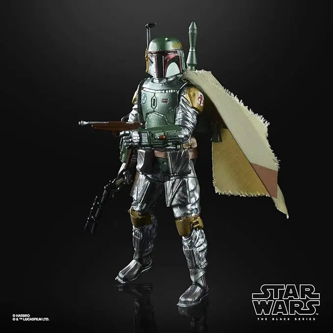 STAR WARS The Black Series Carbonized Collection Boba Fett Toy Figure - Figurio