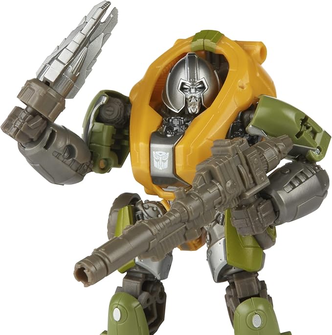 Transformers Toys Studio Series 80 Deluxe Class Bumblebee Brawn Action Figure - Ages 8 and Up, 4.5-inch - Figurio