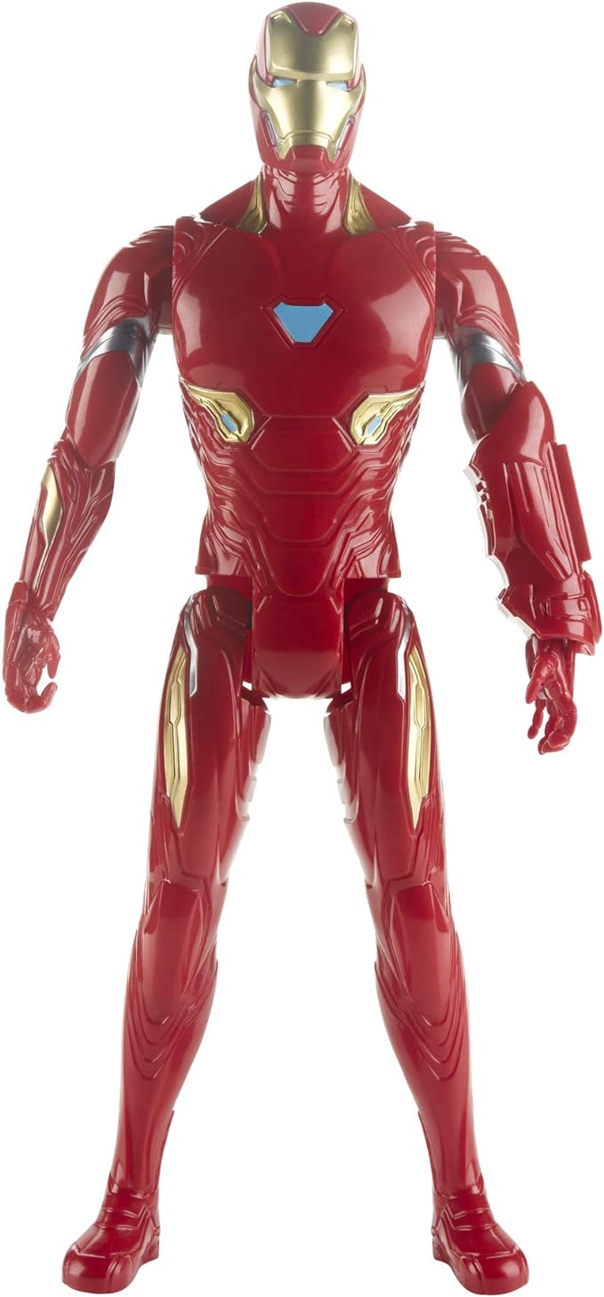 Avengers Marvel Endgame Titan Hero Series Iron Man 12"-Scale Super Hero Action Figure Toy with Titan Hero Power Fx Port - Figurio