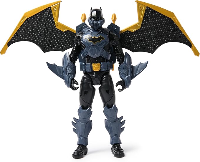 Batman Adventures, 12-inch Night Sky Batman Action Figure with Expandable Wings, Kids Toys for Boys and Girls Age 3 and Up - Figurio