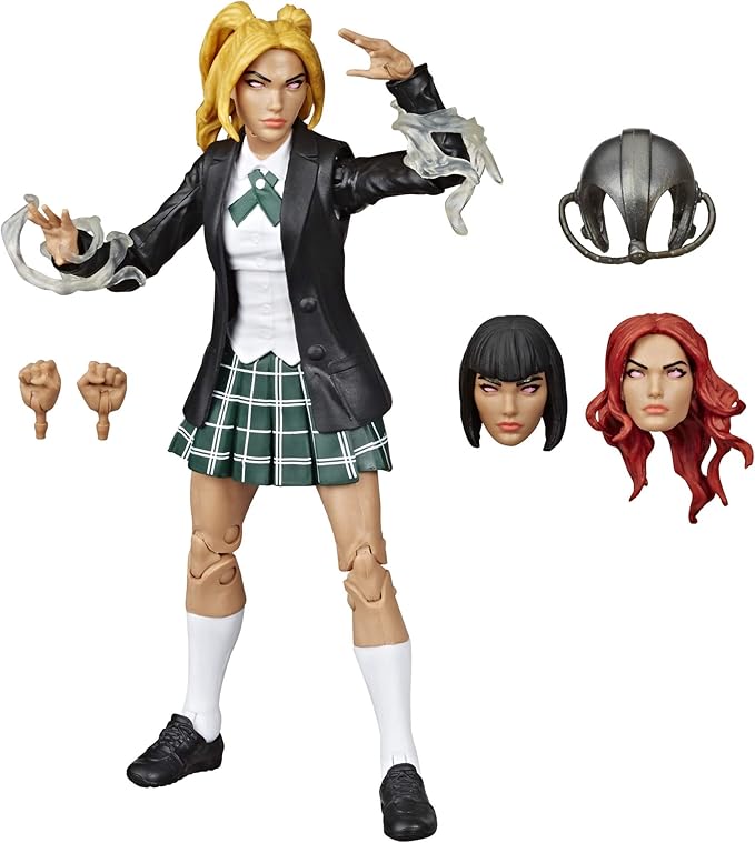 Marvel Hasbro Legends Series 6 Inch Collectible Action Figure Stepford Cuckoos Toy, Premium Design and 5 Accessories - Figurio