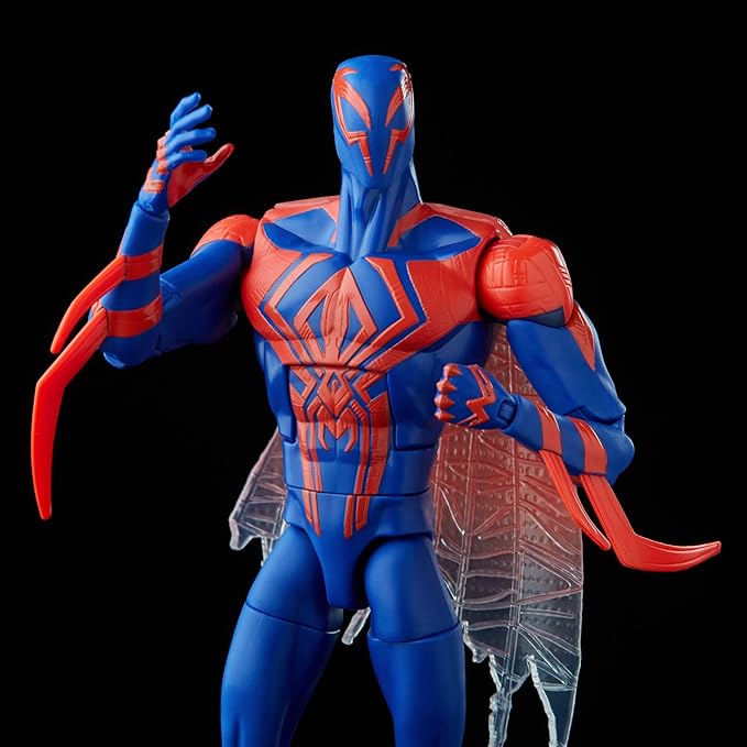 Marvel Legends Series Spider-Man: Across The Spider-Verse Spider-Man 2099 6-inch Action Figure Toy, 2 Accessories - Figurio