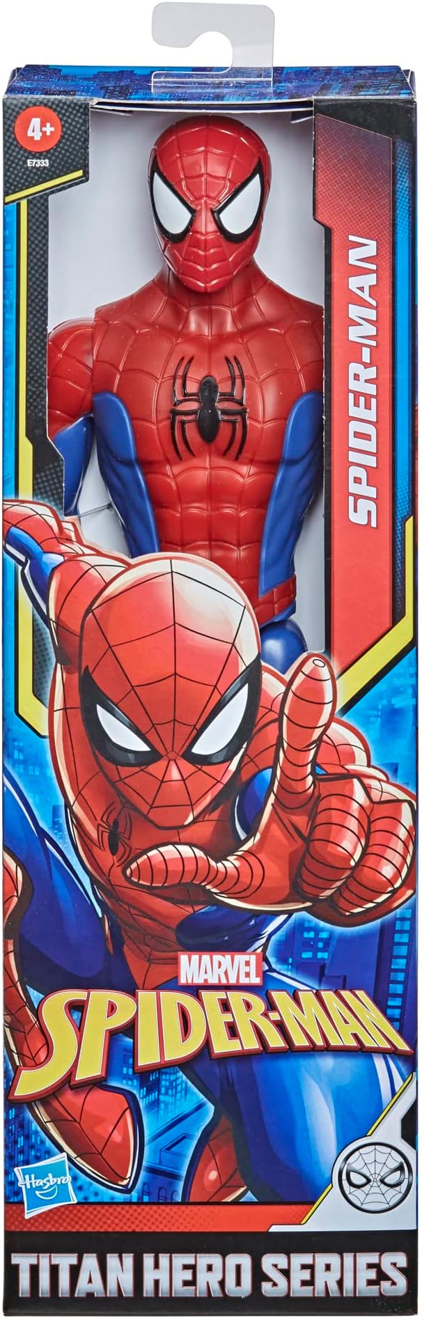 Marvel Titan Hero Series Spider-Man 12-Inch Action Figure with Fx Port - Figurio