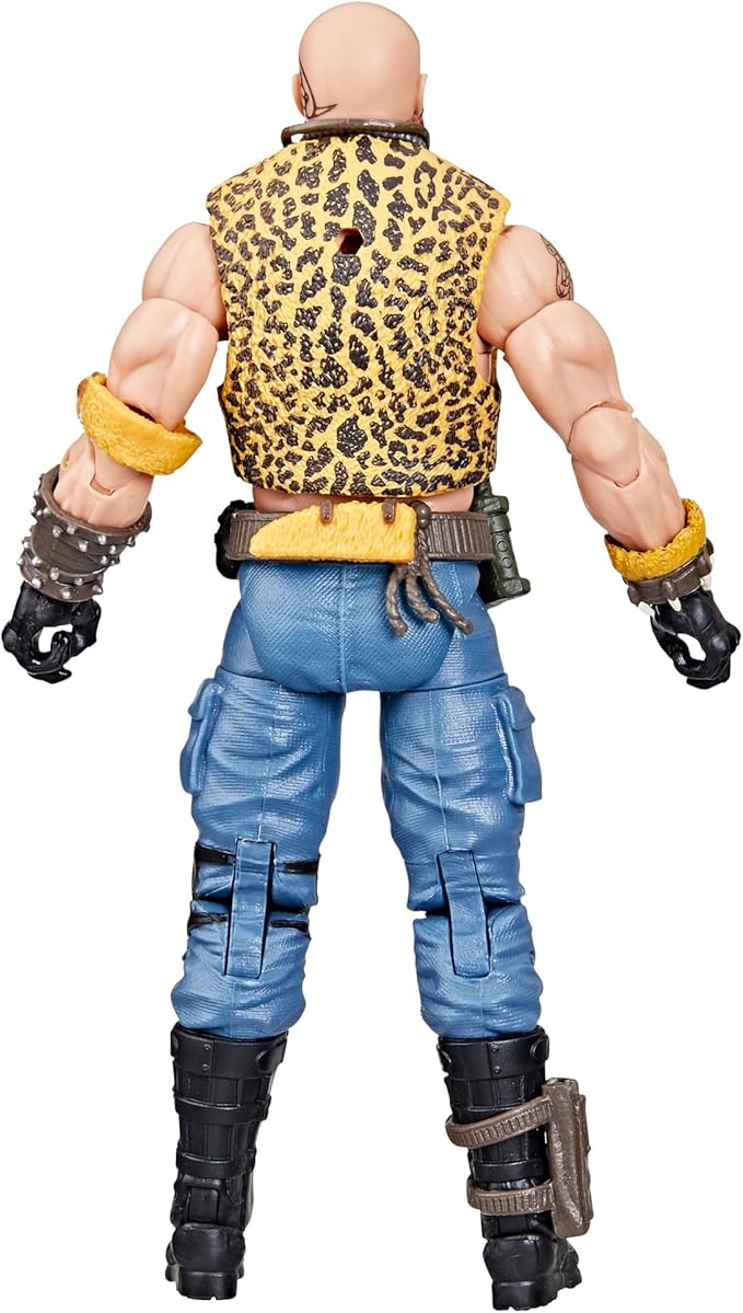 G.I. Joe Classified Series #125, Dreadnok Gnawgahyde and Pets Porkbelly & Yobbo, Collectible 6-Inch Action Figure with 16 Accessories - Figurio