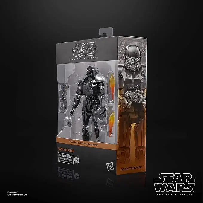 STAR WARS The Black Series Dark Trooper Toy 6-Inch-Scale The Mandalorian Collectible Action Figure, Toys for Kids Ages 4 and Up - Figurio