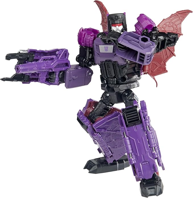 Transformers 2021 Modern Figure in Retro Packaging Decepticon Headmaster Mindwipe with Vorath - Figurio