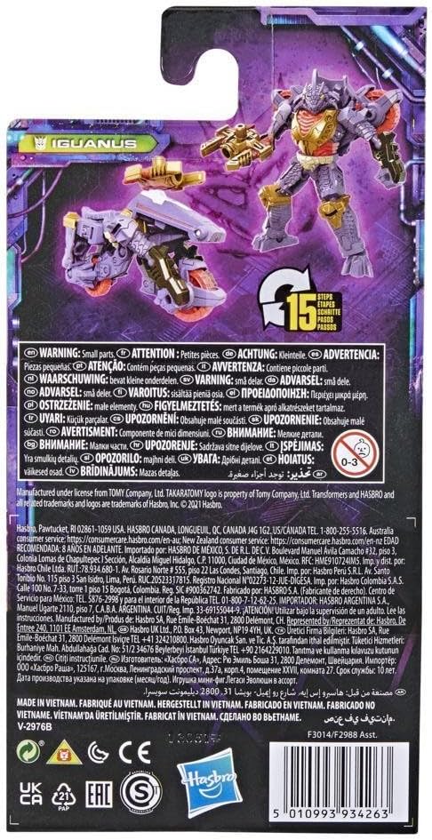 Transformers Toys Generations Legacy Core Iguanus Action Figure - Kids Ages 8 and Up, 3.5-inch - Figurio